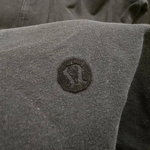 Lululemon black straight leg jogger mens medium zip pocket inner drawstring - Picture 8 of 12